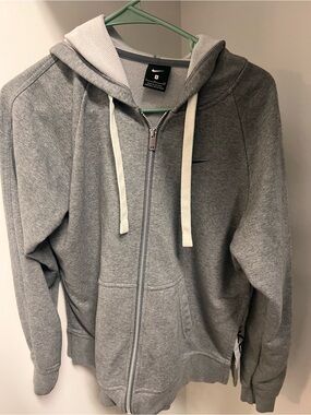 Nike Gray Zip-Up Hoodie Jacket